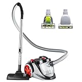 OVENTE Bagless Canister Vacuum Cleaner with Multi-Surface Suction and...